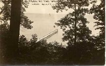 Postcard #82  Peek at the Lake